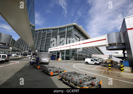 Stock - l'aéroport de Heathrow - Terminal 5 Banque D'Images