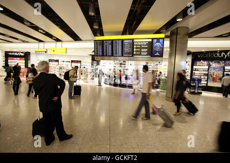 Stock - l'aéroport de Heathrow - Terminal 5 Banque D'Images