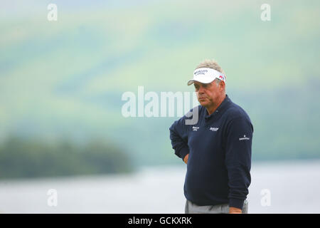 Darren Clarke en Irlande du Nord pendant le troisième jour de l'Open d'Écosse de Barclays au club de golf Loch Lomond, Loch Lomond. Date de la photo: Samedi 10 juillet 2010. Voir PA Story GOLF Scottish. Le crédit photo devrait se lire comme suit : Lynne Cameron/PA Wire. Banque D'Images