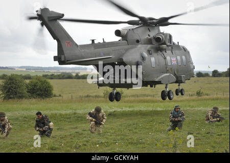 16 Brigade d'assaut aérien d'entraînement Banque D'Images