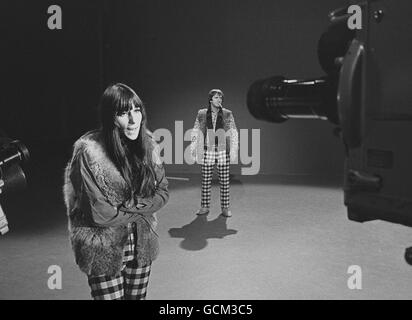 Sonny and Cher nous artistes Banque D'Images