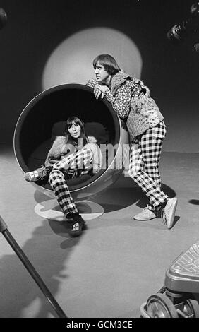 Sonny and Cher nous artistes Banque D'Images