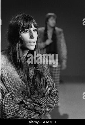 Sonny and Cher nous artistes Banque D'Images