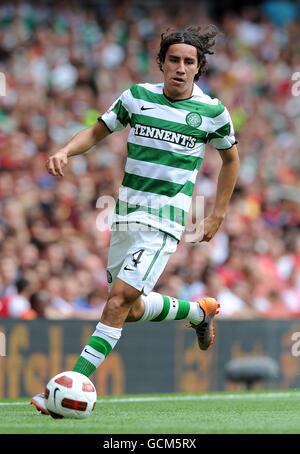 Soccer - Unis Cup 2010 - Celtic v Olympique Lyonnais - Emirates Stadium Banque D'Images