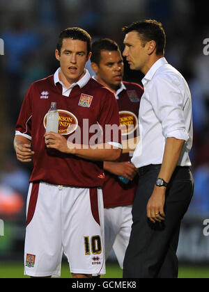 Soccer - Pré saison Friendly - Northampton Town v Coventry City - Stade Sixfields Banque D'Images