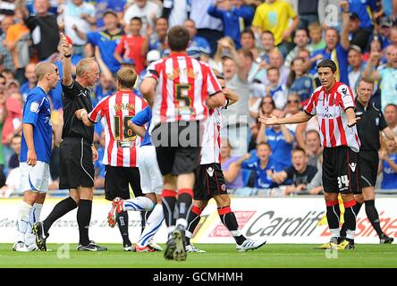 Soccer - npower Football League Championship - Cardiff City v Sheffield United - Cardiff City Stadium Banque D'Images