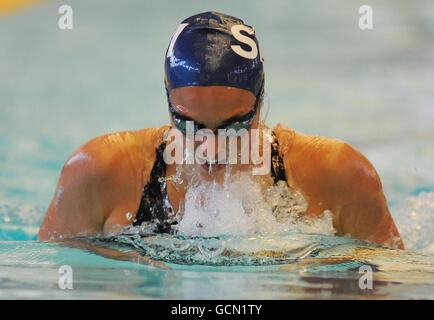 Keri-Anne Payne en action dans le 200m im ouvert de la femme pendant les Championnats nationaux British Gas ASA au Centre aquatique Sunderland, Sunderland. Banque D'Images