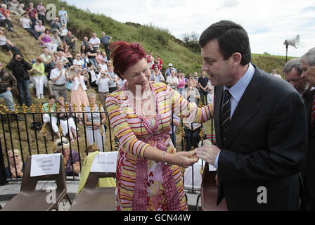 Le ministre des Finances, Brian Lenihan, assistera à la commémoration annuelle de Beal na mBlath à Skibbereen, Cork, où le chef de l'État libre, Micheal Collins, a été tué par balle en 1922. APPUYEZ SUR ASSOCIATION photo. Date de la photo: Dimanche 22 août 2010. Le crédit photo devrait se lire comme suit : Niall Carson/PA Wire Banque D'Images