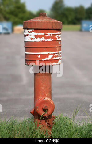 Vieux rouge d'incendie Banque D'Images