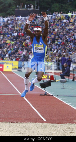 Aviva Londres Grand Prix Crystal Palace centre sportif national le triple saut hommes Phillips Idowu. Photo de P.A. Sean Dempsey. Banque D'Images