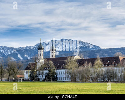 Monastère Benediktbeuern, Bavière, Allemagne Banque D'Images