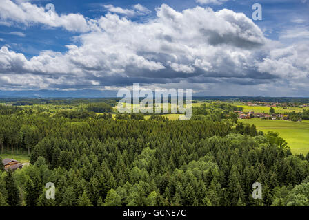 Préalpes, Paysage, Upper Bavaria, Germany, Europe Banque D'Images