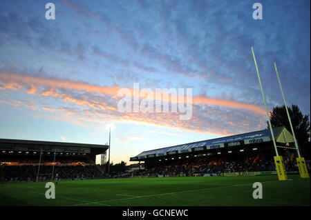 Rugby Union - Aviva Premiership - Sale Sharks v Newcastle Falcons - Edgeley Park Banque D'Images