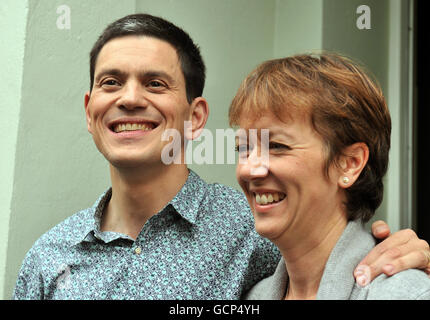 Les plans de David Miliband Banque D'Images