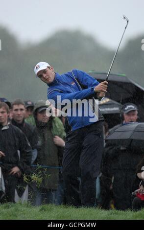 Martin Kaymer d'Europe pendant le tour du vendredi Banque D'Images