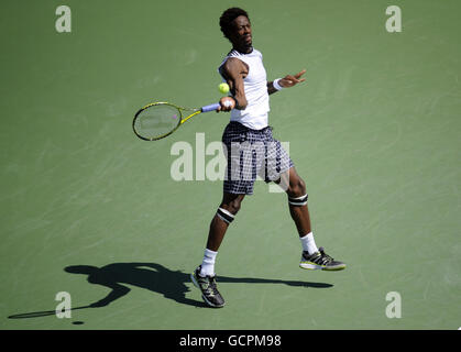 Gael Monfils en France pendant le huitième jour de l'US Open, à Flushing Meadows, New York, États-Unis. Banque D'Images