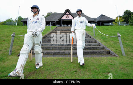 Deuxième du Championnat de cricket - XI - Final - Jour 4 - Surrey 2e xi v Warwickshire 2e XI - Wormsley Cricket Ground Banque D'Images