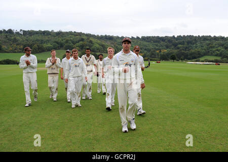 Deuxième du Championnat de cricket - XI - Final - Jour 4 - Surrey 2e xi v Warwickshire 2e XI - Wormsley Cricket Ground Banque D'Images