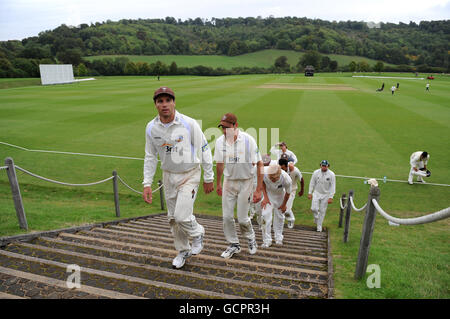 Deuxième du Championnat de cricket - XI - Final - Jour 4 - Surrey 2e xi v Warwickshire 2e XI - Wormsley Cricket Ground Banque D'Images