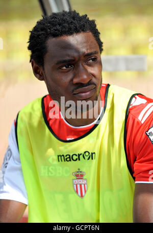 Football - France première Division - AS Monaco / AJ Auxerre - Stade Louis II Nicolas n'Koulou, COMME Monaco Banque D'Images