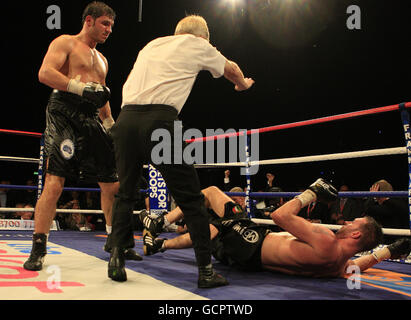 - Boxe Cruiserweight Championship - Enzo Maccarinelli v Alexander Frenkel - LG Arena Banque D'Images