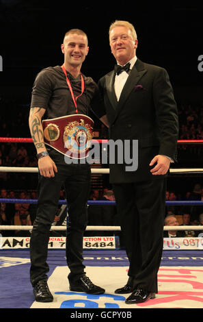 - Boxe Cruiserweight Championship - Enzo Maccarinelli vs Alexander Frenkel - LG Arena Banque D'Images