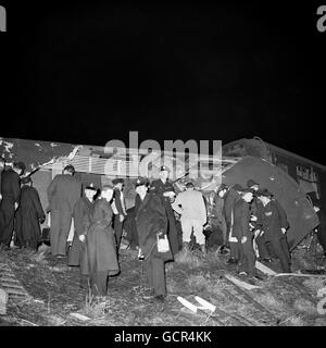 Les accidents et les catastrophes - Hither Green Crash - Londres Banque D'Images