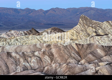 Zabriskie Point, Death Valley National Park, Californie Banque D'Images