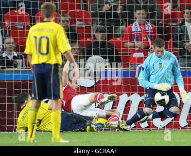 Football - UEFA Euro 2012 - Qualifications - Groupe I - République tchèque - Ecosse v Synot Tip Arena Banque D'Images