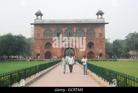 Sport - Jeux du Commonwealth 2010 - cinquième jour - Delhi.Une vue générale de l'intérieur du fort Rouge à Old Delhi, en Inde, alors que les Jeux du Commonwealth ont lieu dans la ville. Banque D'Images