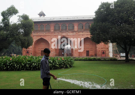 Sport - Jeux du Commonwealth 2010 - cinquième jour - Delhi.Une vue générale de l'intérieur du fort Rouge à Old Delhi, en Inde, alors que les Jeux du Commonwealth ont lieu dans la ville. Banque D'Images