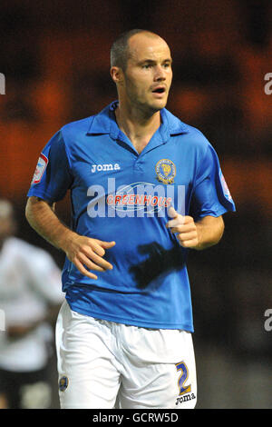 Football - npower League Two - Port Vale / Shrewsbury Town - Vale Park. David Raven, Shrewsbury Town Banque D'Images