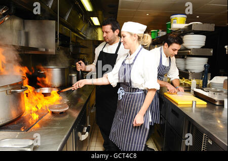 Pop-up restaurant MasterChef Banque D'Images