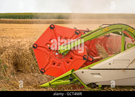Moissonneuse-batteuse, Close up Banque D'Images