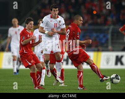 Football - UEFA Euro 2012 - Qualifications - Groupe G - Suisse - Pays de Galles v St Jakob Park Banque D'Images