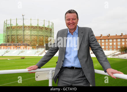 Cricket - Surrey CCC - Conférence de presse - The Brit Insurance Oval.Le nouveau président de la CCC de Surrey, Richard Thompson, au Brit Insurance Oval Banque D'Images