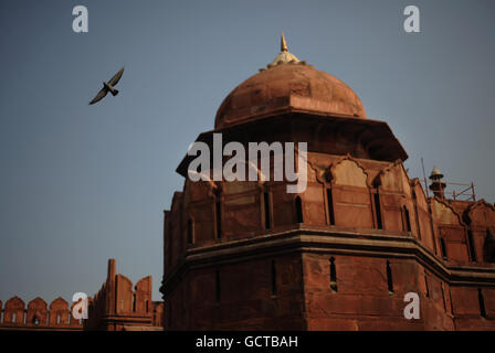 Sport - Jeux du Commonwealth 2010 - neuvième jour - Delhi. Vue générale du fort Rouge dans le Vieux Delhi Inde. Banque D'Images