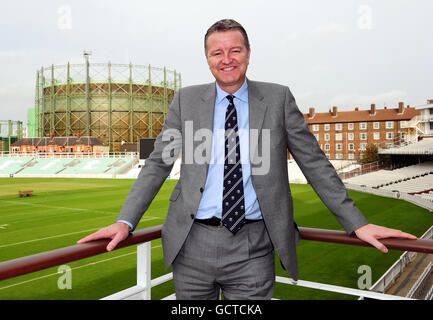 Cricket - Surrey CCC - Conférence de presse - The Brit Insurance Oval.Le nouveau président de la CCC de Surrey, Richard Thompson, au Brit Insurance Oval Banque D'Images