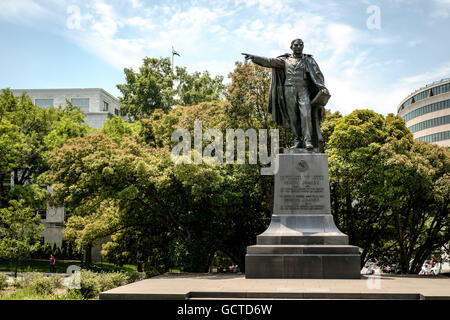 Statue de Benito Juarez, Virginie & New Hampshire Avenue NW, Washington DC Banque D'Images