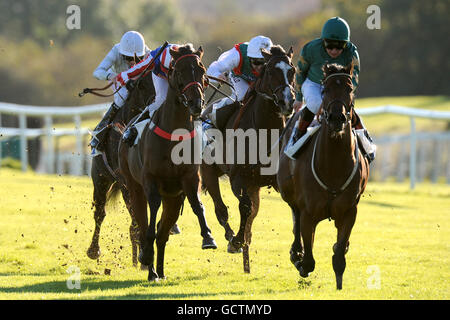 Les courses de chevaux - Hippodrome de Leicester Banque D'Images