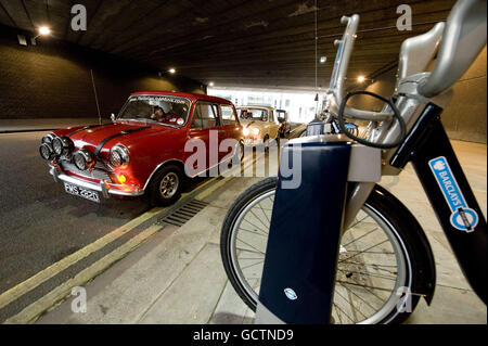 Italian Job minis Banque D'Images