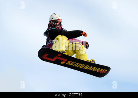 Sport d'hiver - Festival antigel 2010 - Battersea Power Station Banque D'Images