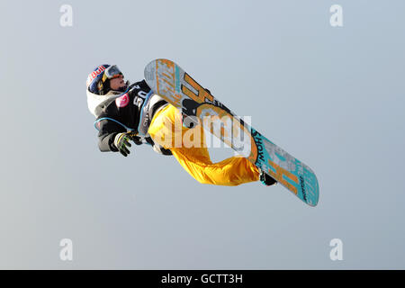 Sport d'hiver - Festival antigel 2010 - Battersea Power Station Banque D'Images