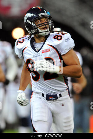 American football - NFL - San Francisco 49ers / Denver Broncos - Wembley Stadium. Richard Quinn, Denver Broncos extrémité serrée Banque D'Images