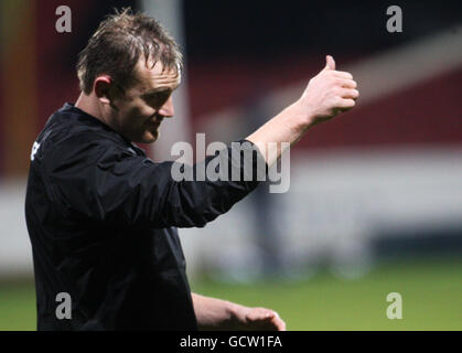 Rugby Union - Magners League - Glasgow Warriors v Aironi Rugby - Firhill Arena Banque D'Images