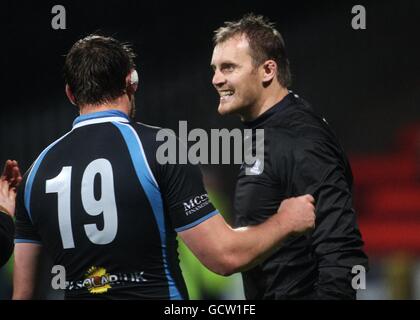 Rugby Union - Magners League - Glasgow Warriors v Aironi Rugby - Firhill Arena Banque D'Images