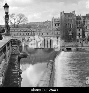 Pulteney Bridge - Baignoire Banque D'Images