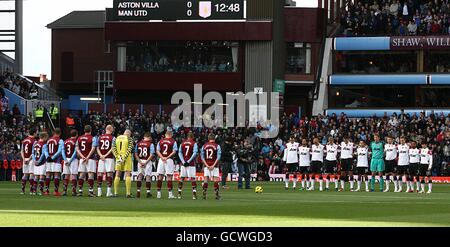 Soccer - Barclays Premier League - Aston Villa v Manchester United - Villa Park Banque D'Images