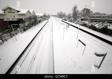 Météo d'hiver 2 Décembre Banque D'Images