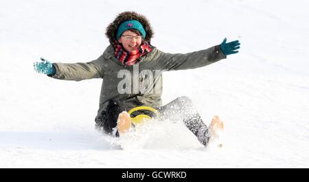 Météo d'hiver 1er déc. Banque D'Images